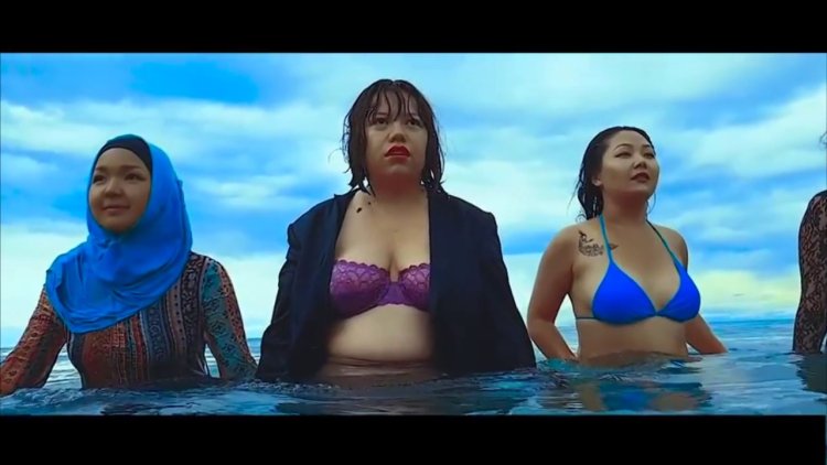 Naked Kyrgyz in the bushes