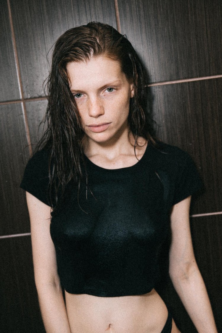 Viki Odintcova in a swimsuit