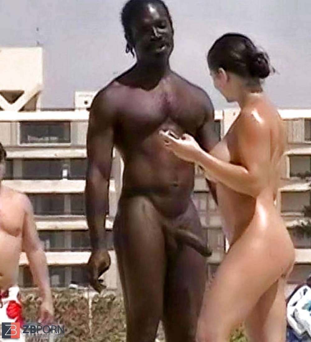 Blonde with Negro in Africa