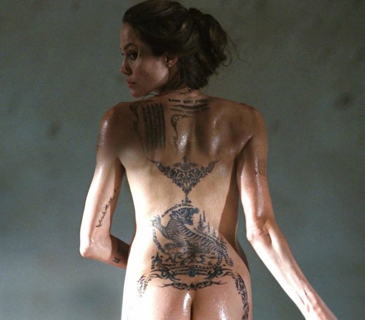 Angelina Jolie Naked in films