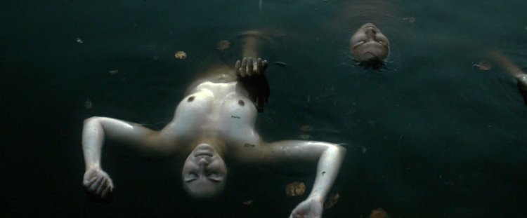 Hannah Murray in a swimsuit