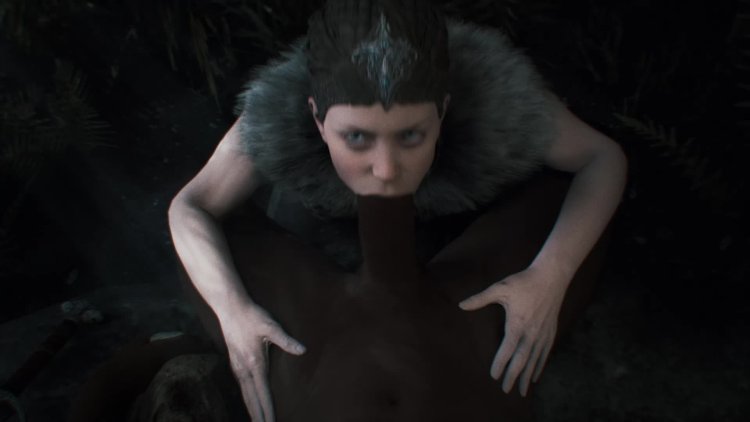 Hellblade 3D Blowjob Senua Sacrifice Sex Cumshot