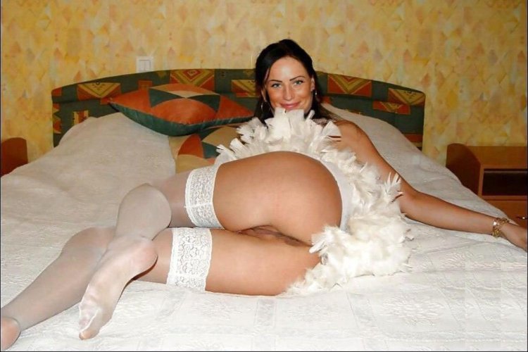 Bride in stockings Private nude