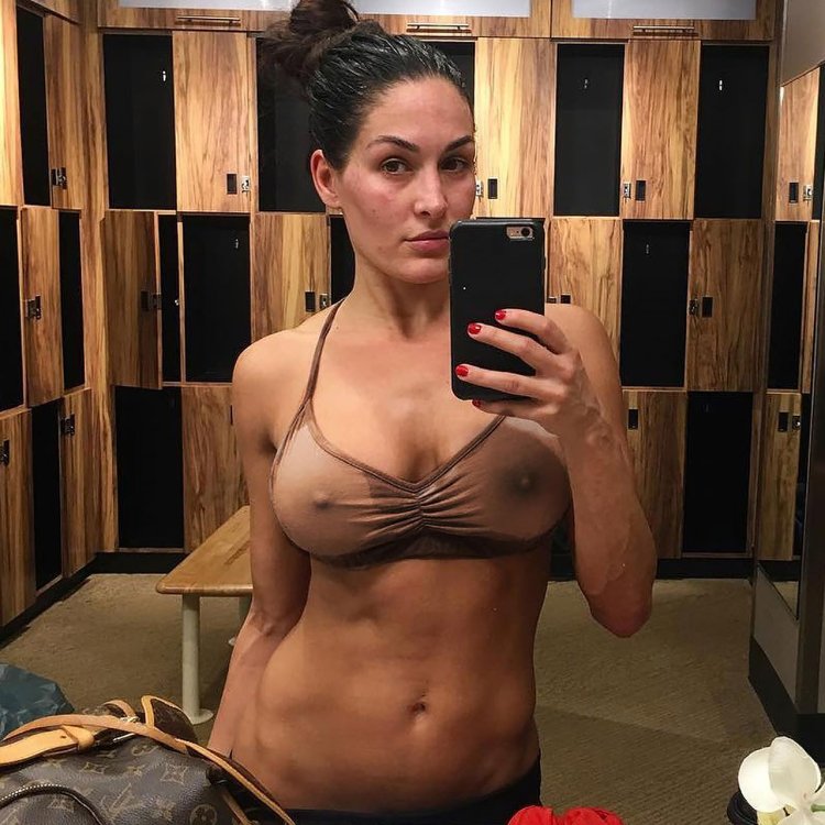 Naked Nikki Bella WWE 2020