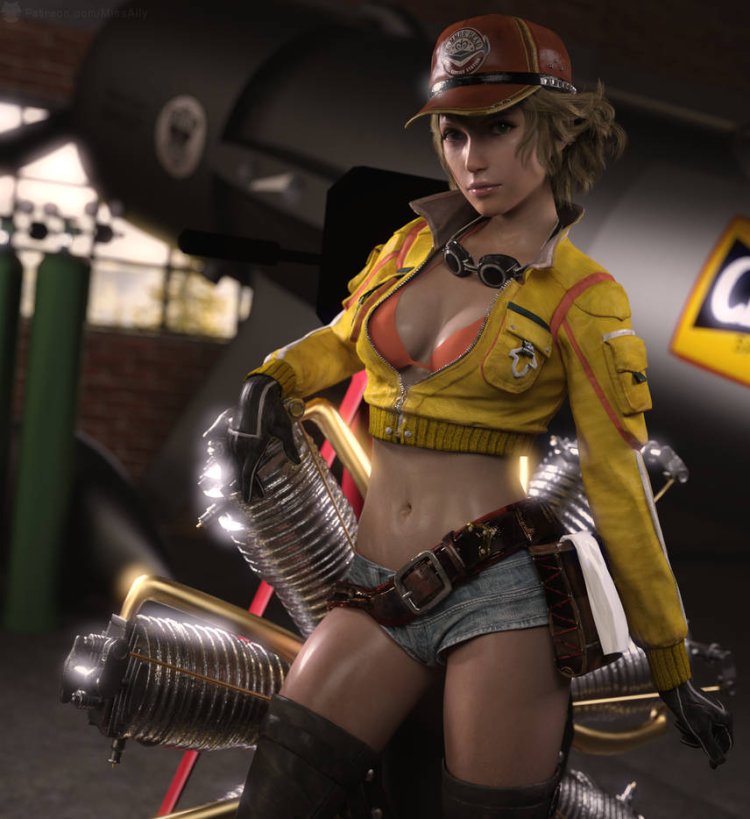 Cindy Aurum - Final Fantasy 15 Naked