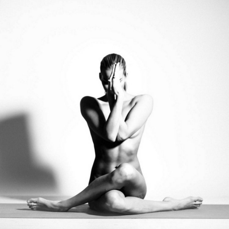 Yoga without clothes