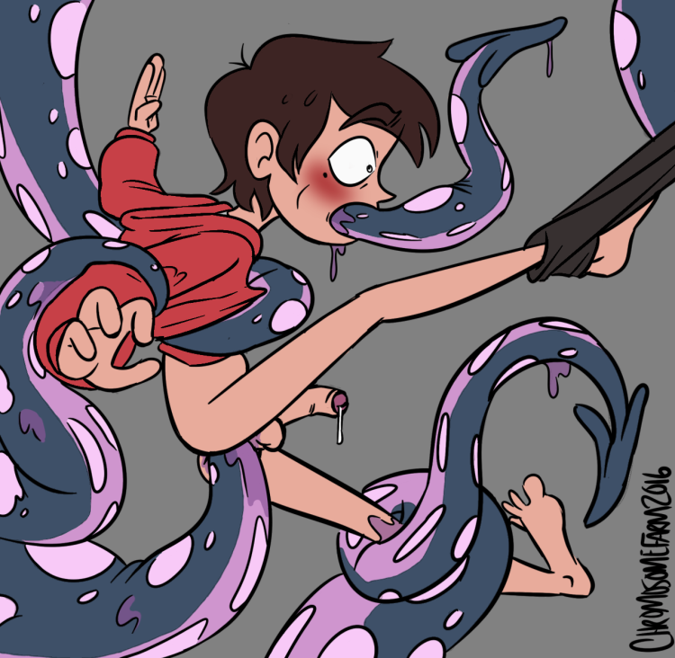 Princess Marco Diaz with tentacles