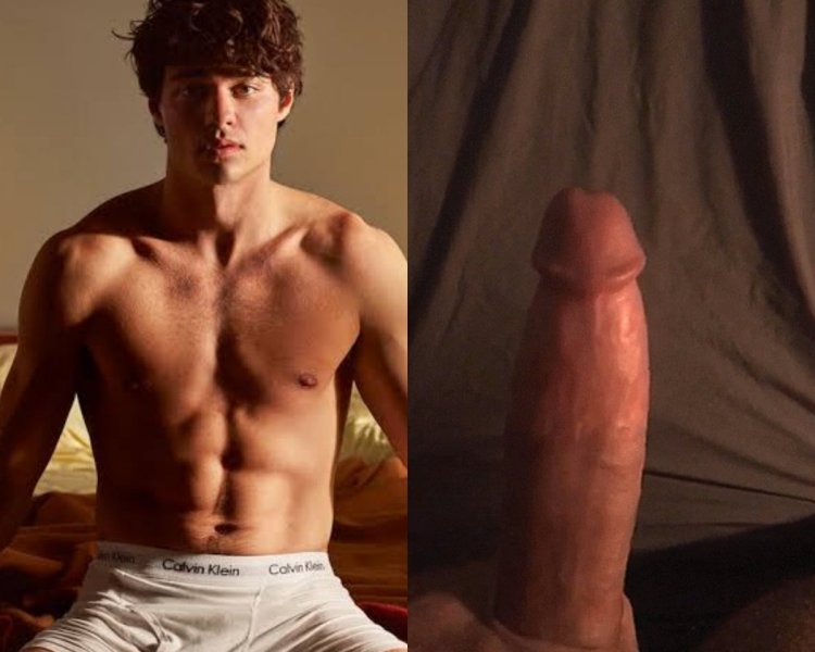 Noah blasting naked penis