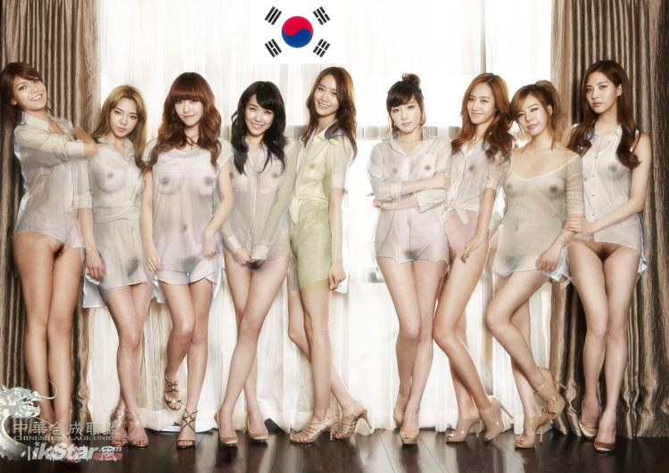 Korean group Girls Generation Naked XXX