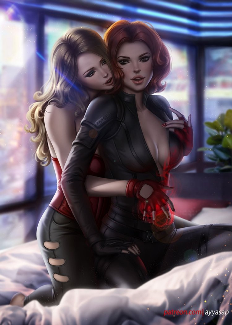 Wanda Maksimoff and Natasha Romanoff 18