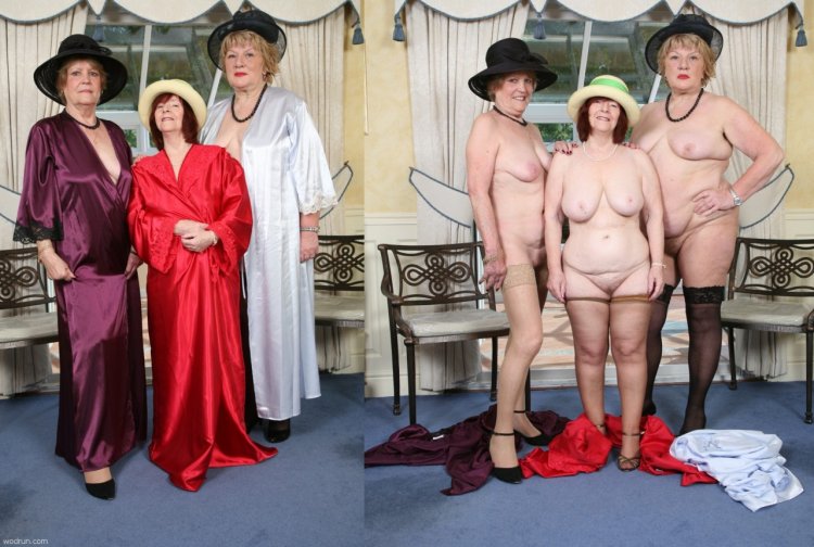 English naked old ladies