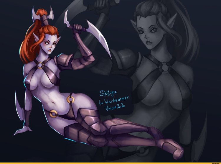 Warhammer 40000 Eldar Girls Hot