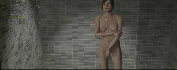 Jody Holmes naked in the shower