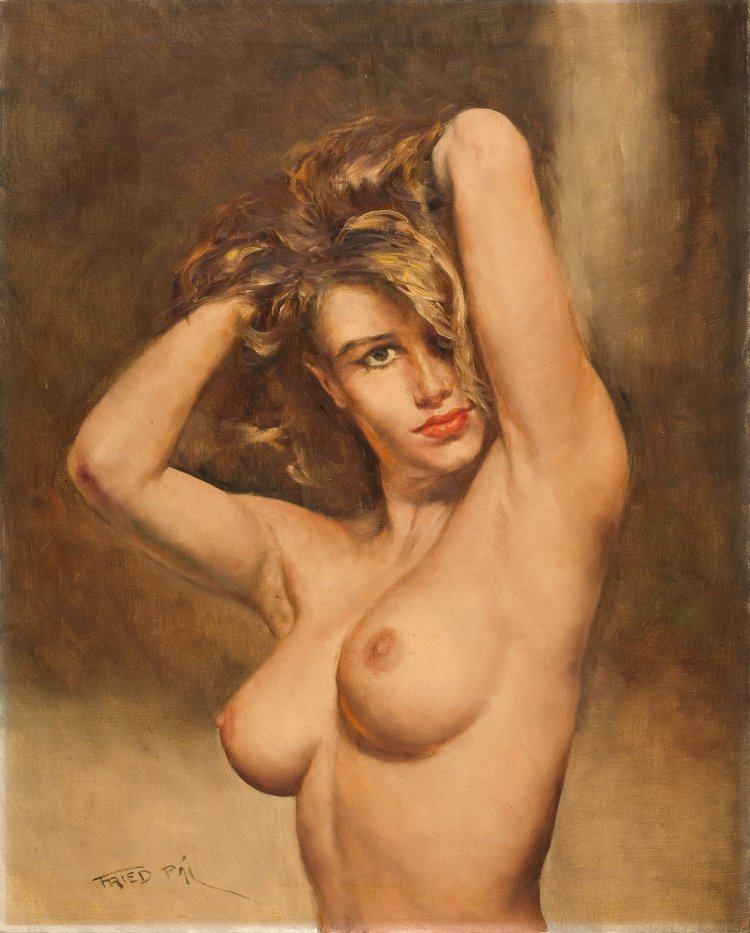 Portrait of nude