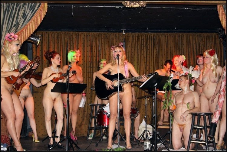 Naked female music groups