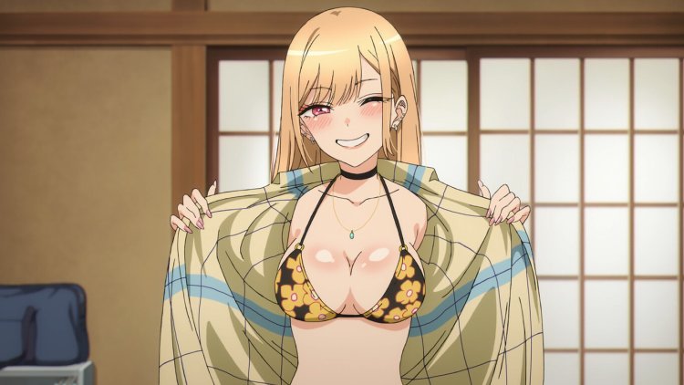 Marin Kitagawa in a swimsuit