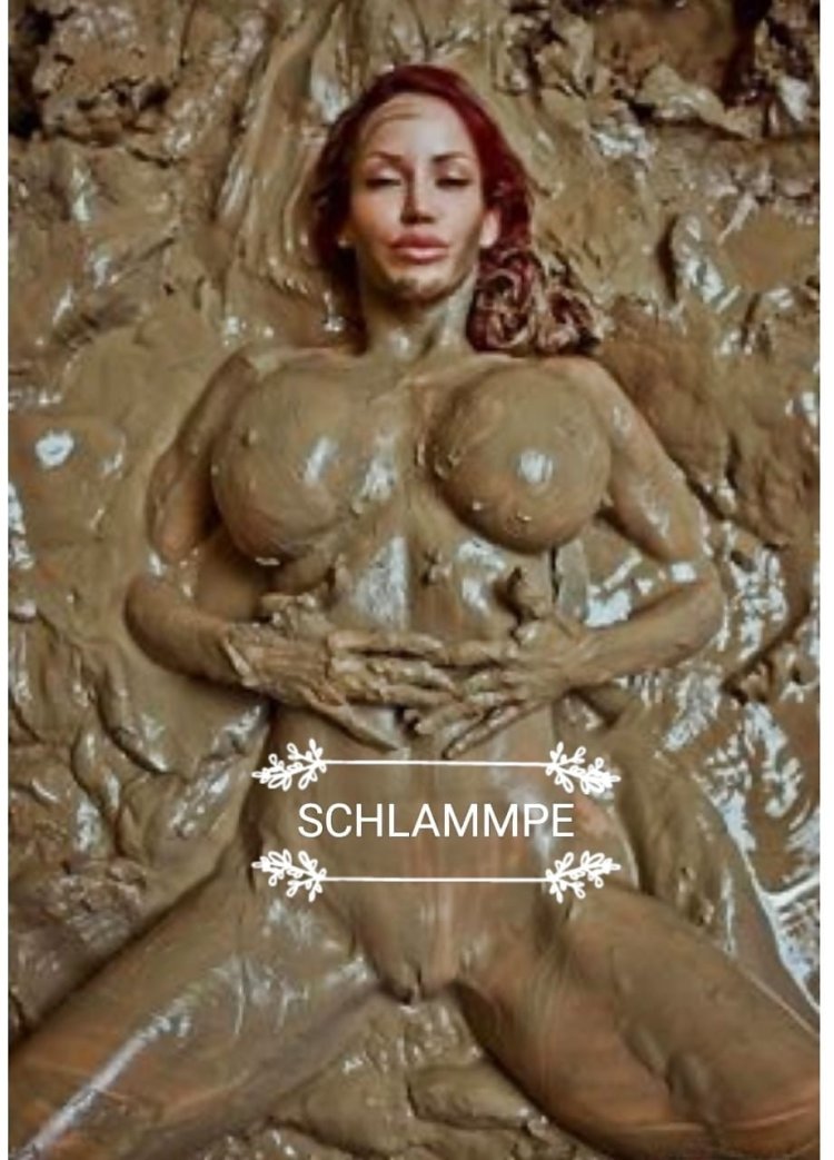 Photo shoot naked in clay