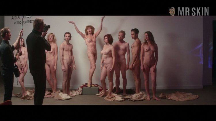 Naked Stefanny on the set