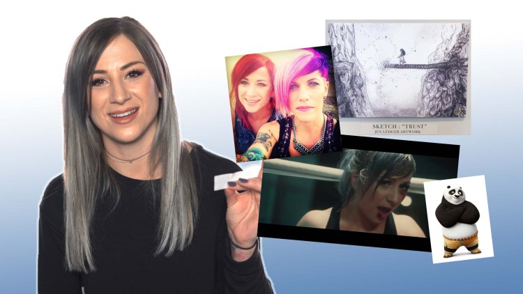 Jen Ledger without makeup