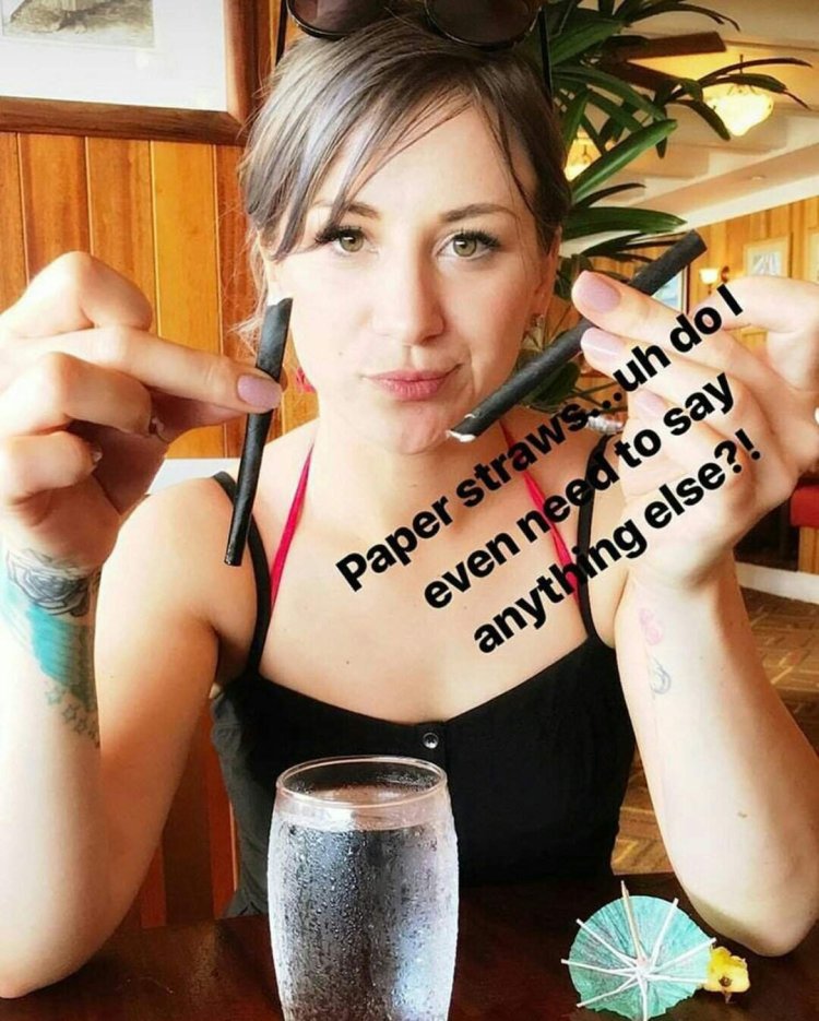 Jen Ledger in a swimsuit
