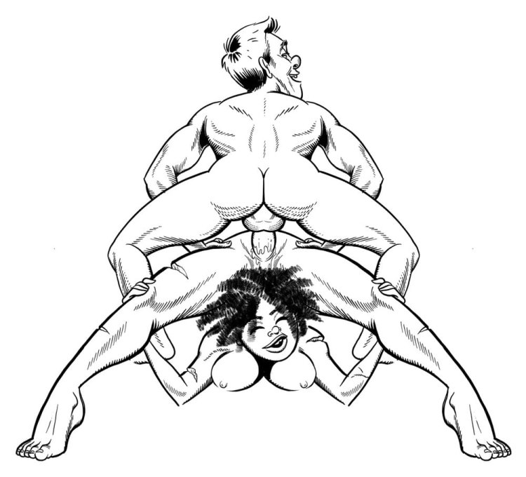 Cunnilingus posture 69 drawings