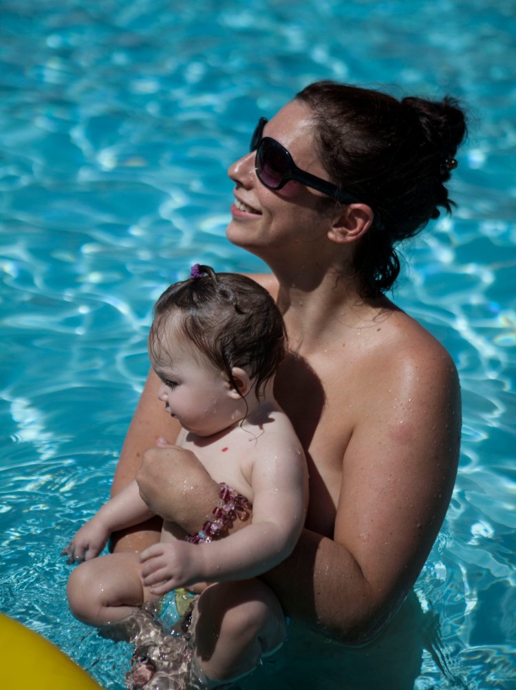 Minor girls on the beach