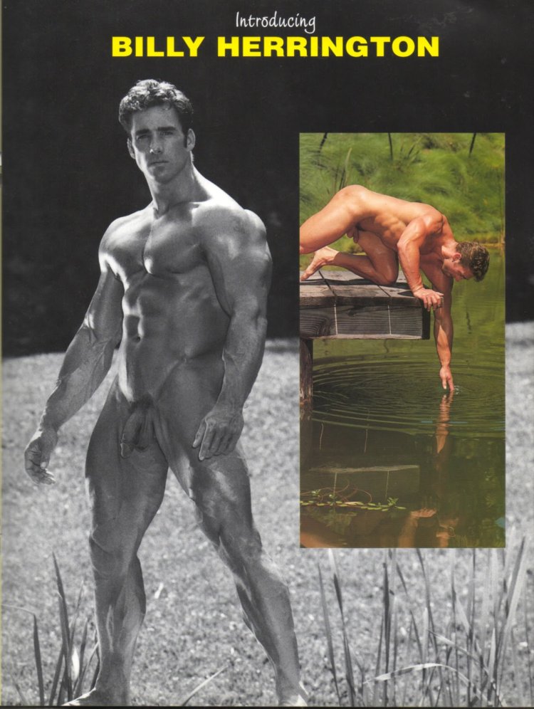 Billy Herrington washes in the shower