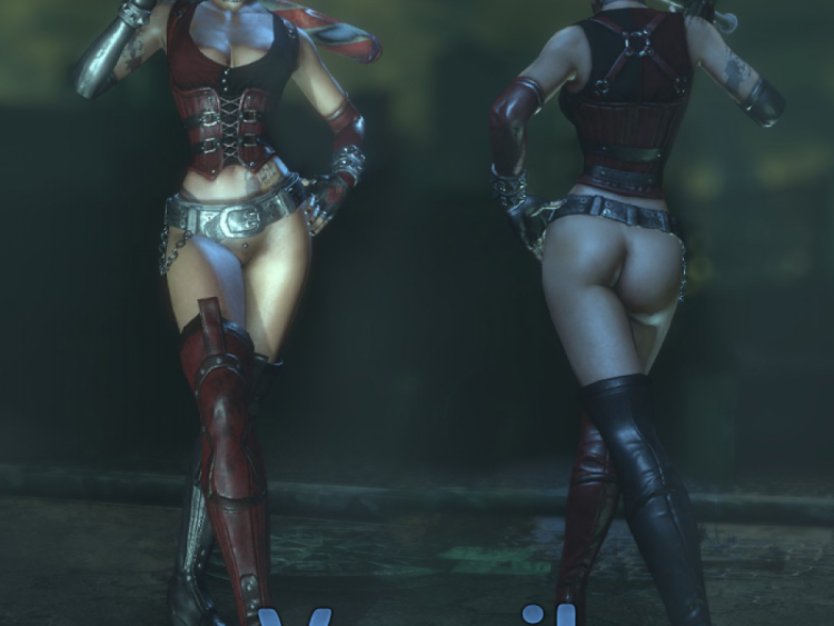 Batman Arkham Harley Queen Naked Mod