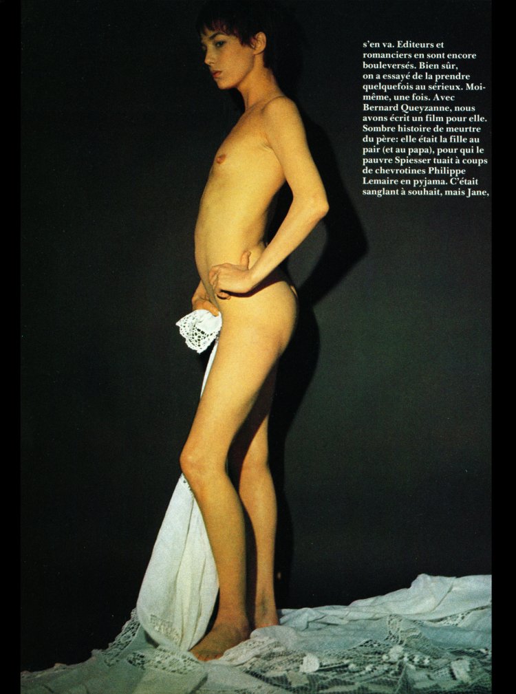 Jane Birkin Nude in Playbo N ° 107 - Octobre 1982