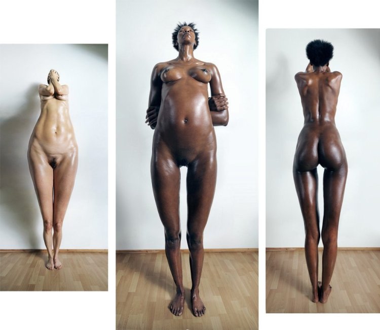 Unusual figures of women nude
