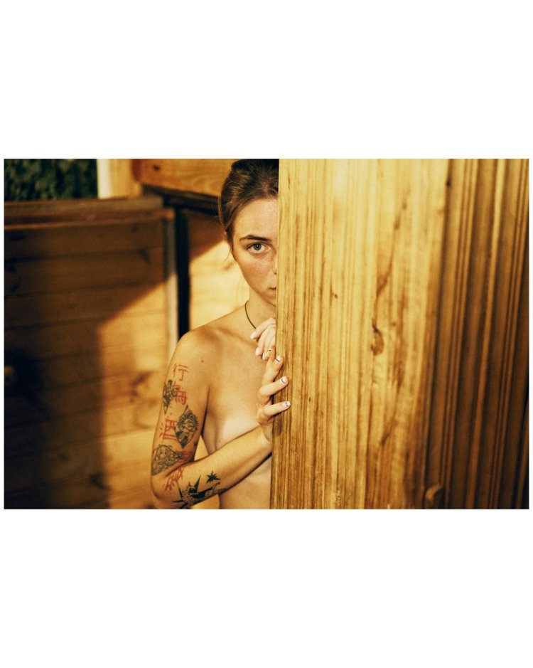 Koka Koka in a swimsuit