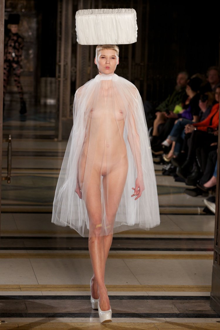 Danish designer of naked fashion