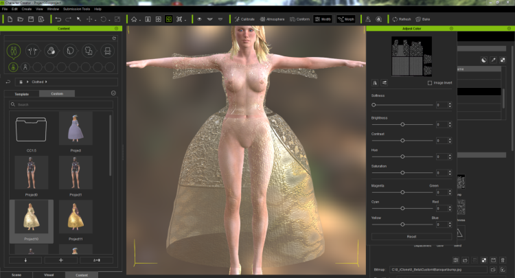 Character Creator genitals