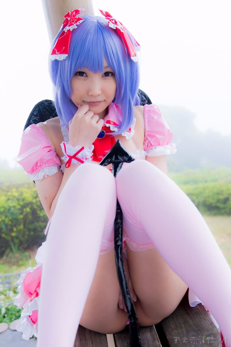 Anime cosplay Lenfried pussy Spread Pussy