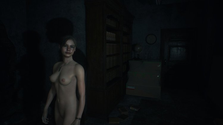 Naked Claire resident 2 remake