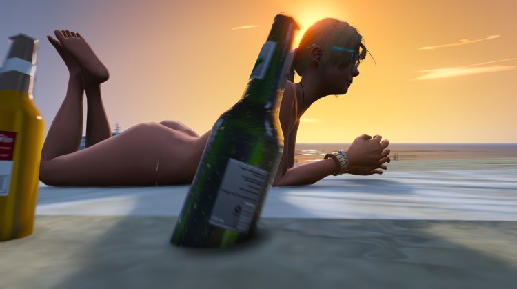 Tracy from GTA 5 without panties