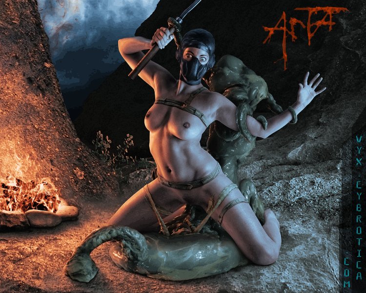 Naked women and post -apocalypse