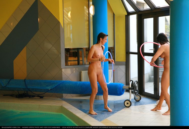 Girls Rec Center Relaxation Naked Propes camp