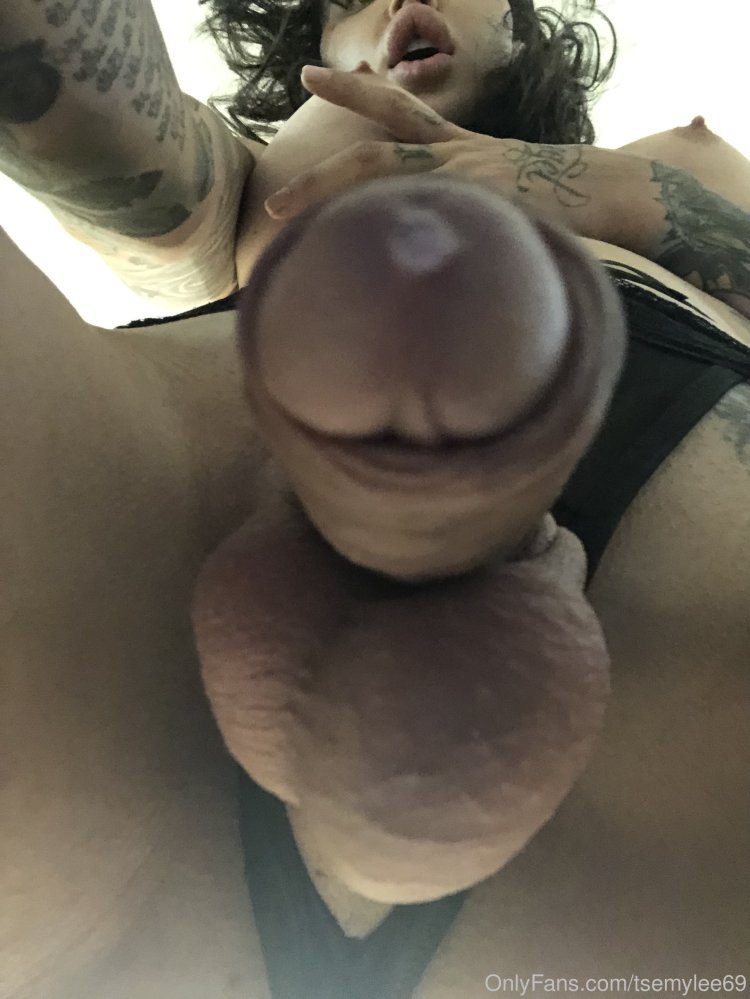 TS Emy Lee Dominates Her Blonde TS Girlfriend