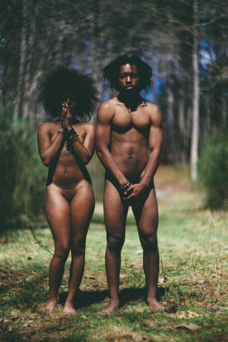 Adam and Eve Naked black