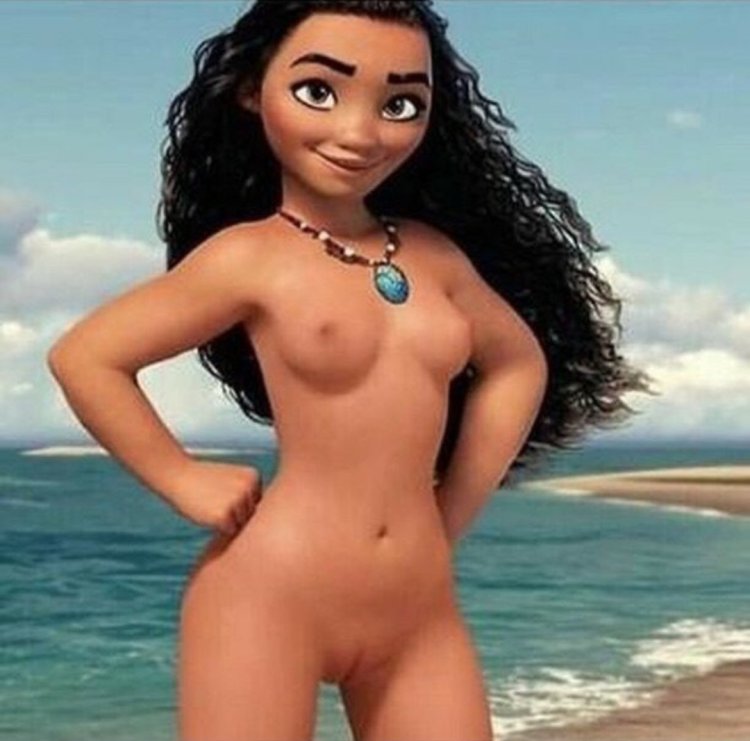 Naked princesses naked moana