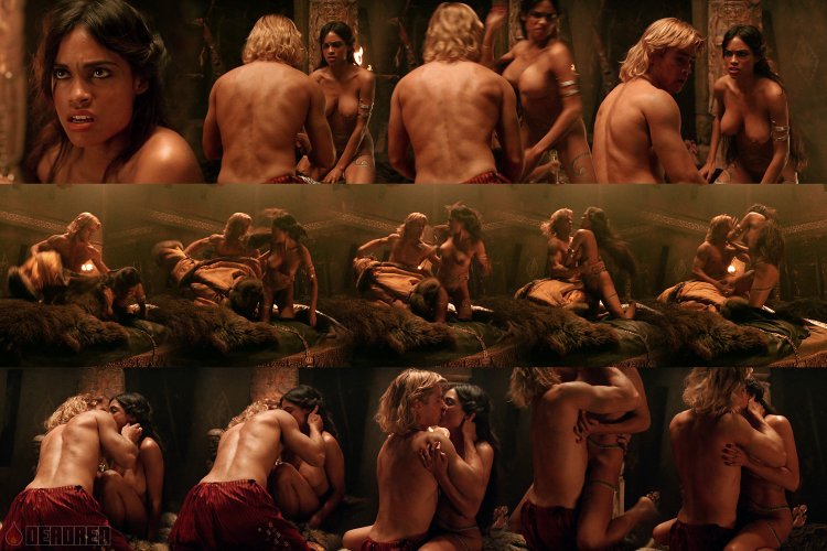 Rosario Dawson in the film Alexander Naked