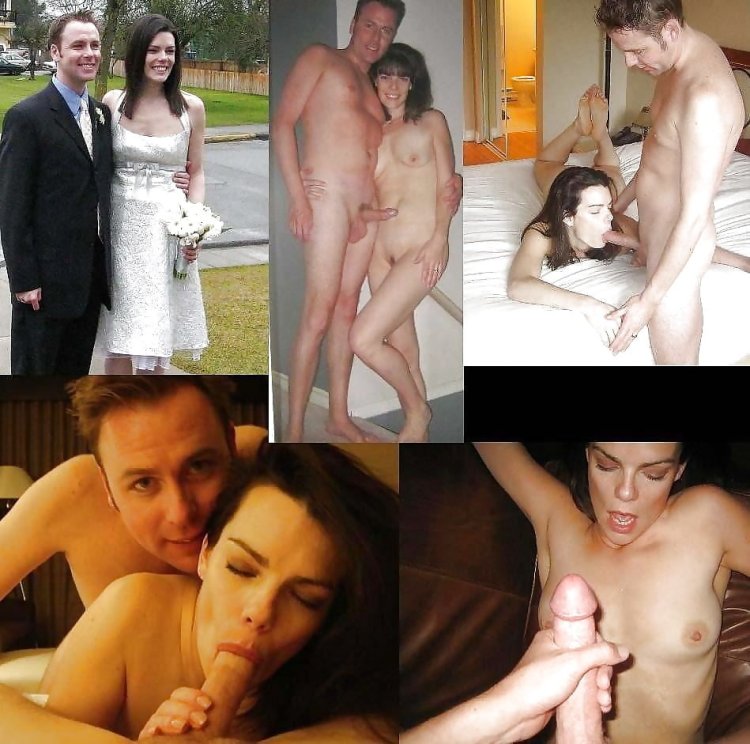Naked and dressed married couples