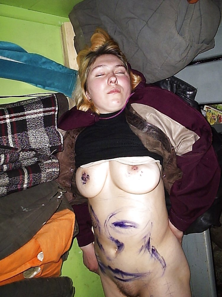 Drunk naked girls on an inspection