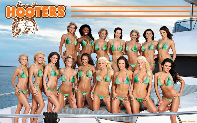 Group of girls in swimsuits