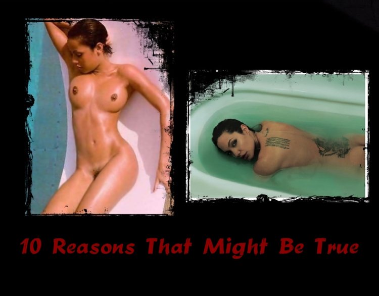 Jia Karangie's bare chest