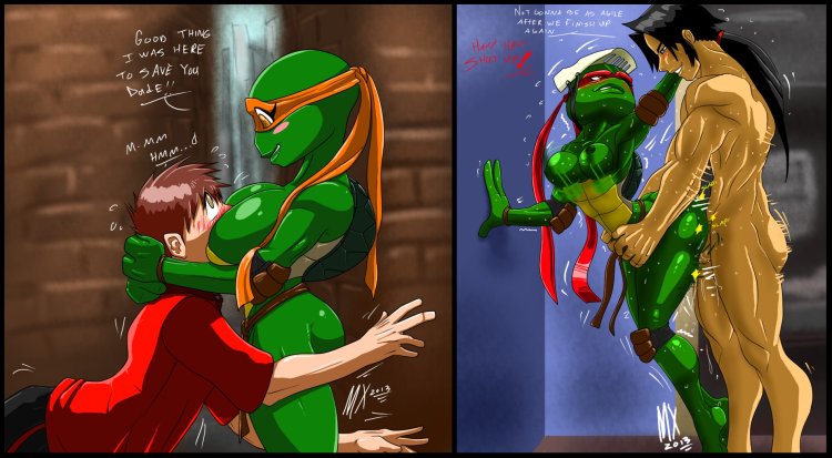 Rule 63 ninja turtles XXX
