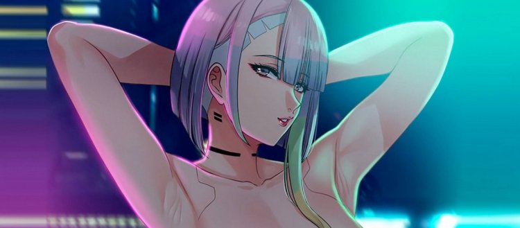 Naked Lucy from anime cyberpunk