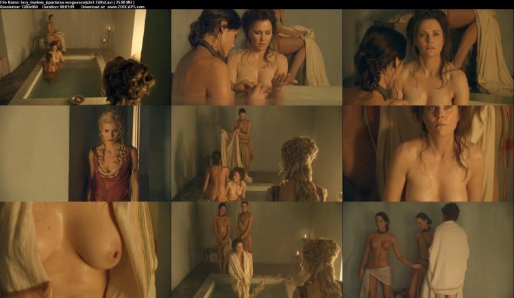Lucy Lawless Spartak breasts