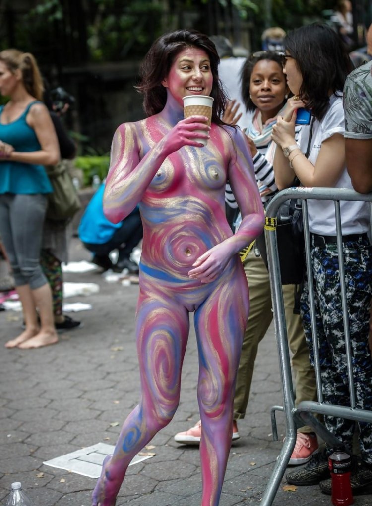 Body art festival naked